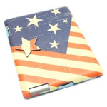 Чехол Nextouch I Love USA для Apple iPad 2/new iPad (с рисунком, кожанный)