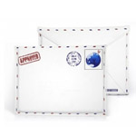 Чехол-сумка Samdi Postcard Pouch для Apple iPad 2/new iPad (белый, кожанный)