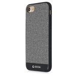 Чехол Occa Empire Collection для Apple iPhone 7 (серый, матерчатый)