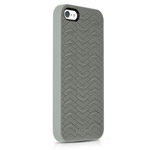 Чехол Odoyo Sharkskin Case для Apple iPhone 5 (светло-серый, гелевый)