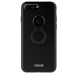 Чехол Vouni Armor 2 case для Apple iPhone 7 plus (черный, алюминиевый, кольцо)