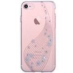 Чехол Vouni Lyre case для Apple iPhone 7 (White Flowers, пластиковый)