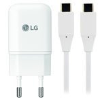 Зарядное устройство LG Travel Adapter & Data Cable универсальное (сетевое, 3A, USB Type C, Fast Charge)