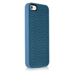 Чехол Odoyo Sharkskin Case для Apple iPhone 5 (синий, гелевый)