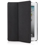 Чехол Odoyo AirCoat Folio Case для Apple iPad 2/new iPad (черный, кожанный)