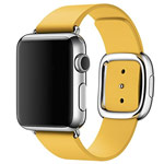 Ремешок для часов Synapse Modern Buckle для Apple Watch (38 мм, желтый, кожаный)