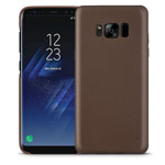 Чехол G-Case Noble Series для Samsung Galaxy S8 plus (коричневый, кожаный)