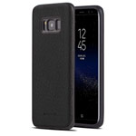 Чехол G-Case Duke Series для Samsung Galaxy S8 (черный, кожаный)