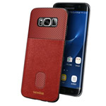 Чехол Seedoo Honor case для Samsung Galaxy S8 (красный, кожаный)