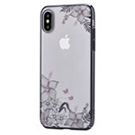 Чехол Vouni Shining case для Apple iPhone X (черный, пластиковый)