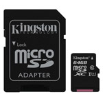 Флеш-карта Kingston microSD (64Gb, microSD, Class 10 U1)