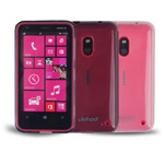 Чехол Jekod Soft case для Nokia Lumia 620 (черный, гелевый)