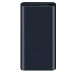 Внешняя батарея Xiaomi Mi Power Bank 2S универсальная (10000 mAh, черная, алюминиевая, 2xUSB, Fast Charge)