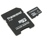 Флеш-карта Transcend microSDHC (32Gb, microSD, Class 10, SD-адаптер)