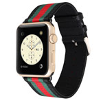 Ремешок для часов Synapse Nylon Leather для Apple Watch (42 мм, черный, нейлоновый)