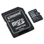 Флеш-карта Kingston microSD (16Gb, microSD, Class 10 U1, SD-адаптер)