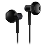 Наушники Xiaomi Mi Dual Driver Earphones универсальные (черные, пульт/микрофон, 20-40000 Гц)