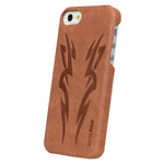 Чехол Vetti Craft Urban Case My Tattoo No 1 для Apple iPhone 5 (коричневый, кожанный)