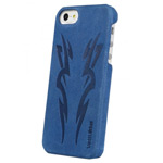 Чехол Vetti Craft Urban Case My Tattoo No 1 для Apple iPhone 5 (синий, кожанный)