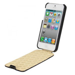 Чехол Vetti Craft Slim Flip Case для Apple iPhone 5 (черный, кожанный)