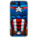 Чехол Marvel Avengers Hard case для Apple iPhone 8 plus (Captain America, пластиковый)