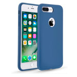 Чехол Seedoo Delight case для Apple iPhone 8 plus (синий, силиконовый)