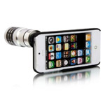 Чехол с объективом Hautik для Apple iPhone 5 (Telephoto 12X, телеобъектив, алюеминиевый корпус)