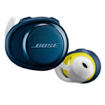Наушники Bose SoundSport Free универсальные (беспроводные, синие/зеленые, микрофон)