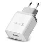 Зарядное устройство Synapse Fast Charger универсальное (сетевое, 3.0A, Quick Charge 3.0, белое)