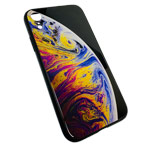 Чехол Synapse Glassy Case для Apple iPhone XR (Bubble Four, гелевый/стеклянный)