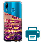 Печать на чехле для Huawei P20 lite (прозрачный, гелевый)