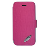 Чехол Discovery Buy Fence Style Case для Apple iPhone 5 (розовый, кожанный)