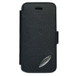 Чехол Discovery Buy Fence Style Case для Apple iPhone 5 (черный, кожанный)