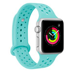 Ремешок для часов Synapse Sport Dotted Band для Apple Watch (38 мм, бирюзовый, силиконовый)