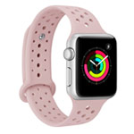 Ремешок для часов Synapse Sport Dotted Band для Apple Watch (42 мм, светло-розовый, силиконовый)