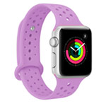 Ремешок для часов Synapse Sport Dotted Band для Apple Watch (42 мм, сиреневый, силиконовый)