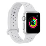 Ремешок для часов Synapse Sport Dotted Band для Apple Watch (42 мм, белый, силиконовый)