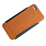 Чехол Discovery Buy Gentleman Fashion Leather Case для Apple iPhone 5 (оранжевый, кожанный)