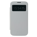 Чехол Discovery Buy Ambilight Case для Samsung Galaxy S4 i9500 (белый, кожанный)