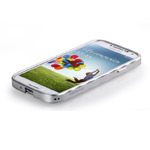 Чехол Momax Pro Frame для Samsung Galaxy S4 i9500 (серебристый, металлический)