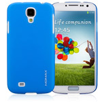 Чехол Momax Ultra Tough Clear Touch Case для Samsung Galaxy S4 i9500 (синий, пластиковый)