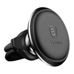 Автомобильный держатель Baseus Magnetic Air Vent Car Mount универсальный (черный, на диффузор)