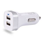 Зарядное устройство Momax XC USB Car Charger (автомобильное) (универсальное, 2 х USB, 1A, белое)