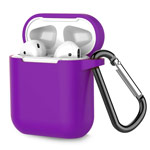 Чехол Synapse Buckle Case для Apple AirPods (фиолетовый, силиконовый)