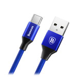 USB-кабель Baseus Yiven Cable (USB Type C, синий, 1.2 м, 3A)