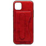 Чехол Coblue Creative Case для Apple iPhone 11 (красный, кожаный)