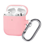 Чехол Synapse Buckle Case для Apple AirPods (розовый, силиконовый)