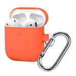 Чехол Synapse Buckle Case для Apple AirPods (персиковый, силиконовый)