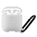 Чехол Synapse Leather Silicone для Apple AirPods (белый, силиконовый)