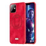 Чехол Marvel Avengers Leather case для Apple iPhone 11 (Ironman, матерчатый)